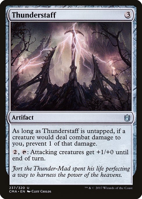 Thunderstaff - Commander Anthology Uncommon Card