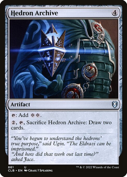 Hedron Archive - Commander Legends: Battle for Baldur's Gate Uncommon Card