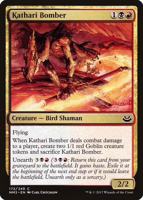 Kathari Bomber - Modern Masters 2017 Common Card