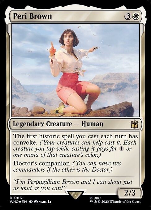 Peri Brown - Doctor Who Rare Card
