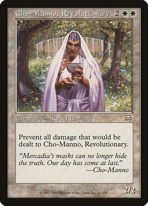 Cho-Manno, Revolutionary - Mercadian Masques Rare Card