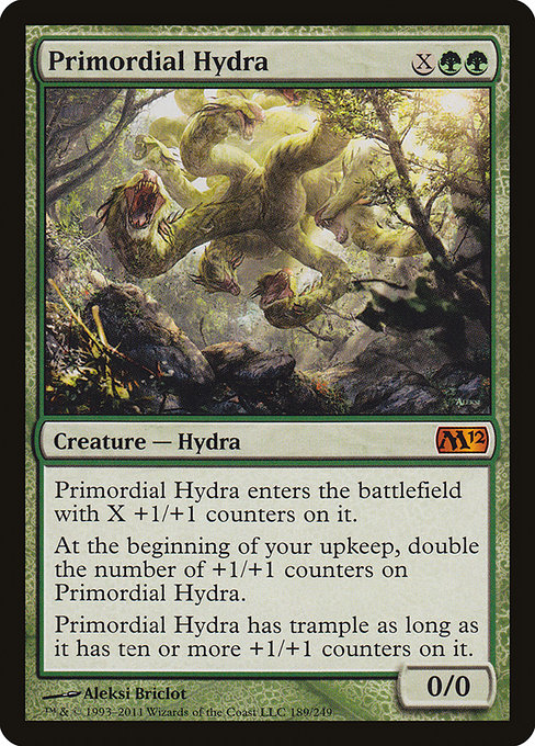 Primordial Hydra - Magic 2012 Mythic Card