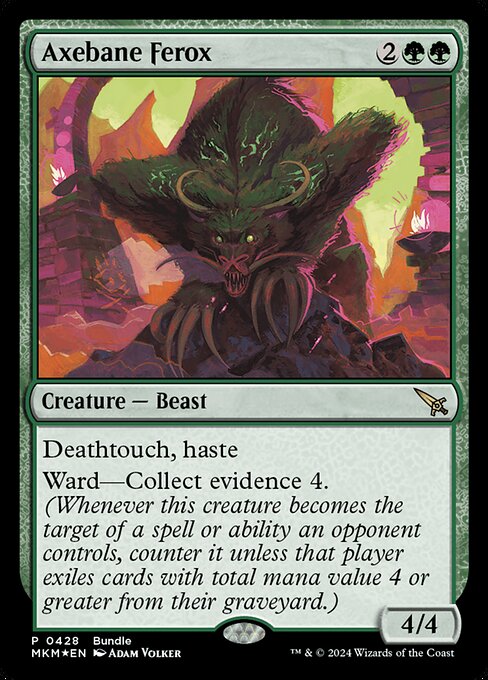 Axebane Ferox - Murders at Karlov Manor Rare Card