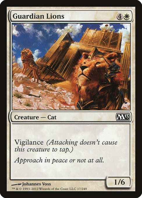 Guardian Lions - Magic 2013 Common Card