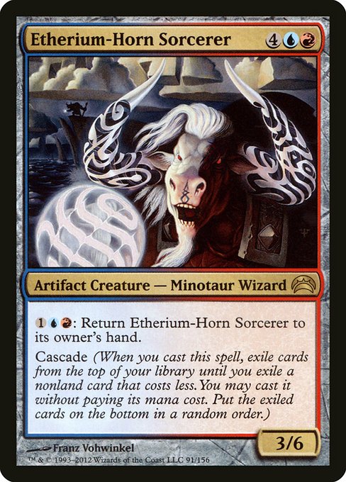 Etherium-Horn Sorcerer - Planechase 2012 Rare Card
