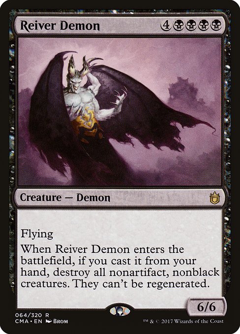 Reiver Demon - Commander Anthology Rare Card