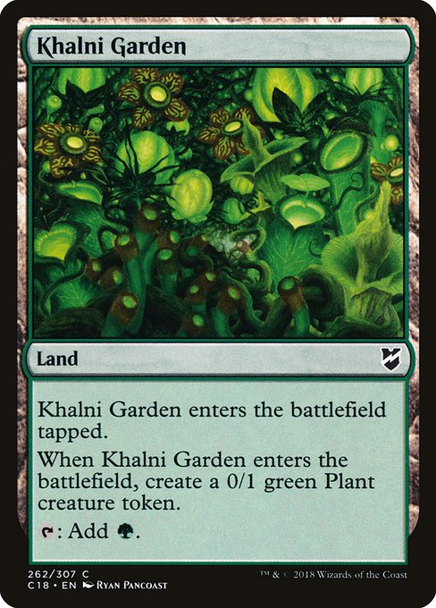 Khalni Garden - Commander 2018 Common Card