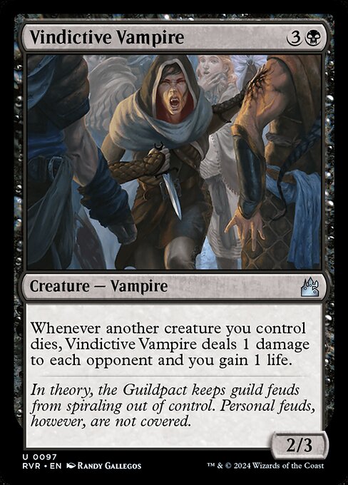 Vindictive Vampire - Ravnica Remastered Uncommon Card