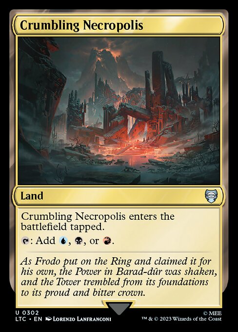 Crumbling Necropolis - Tales of Middle-earth Commander Uncommon Card