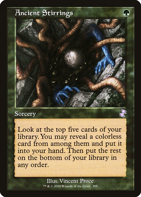 Ancient Stirrings - Time Spiral Remastered Special Card