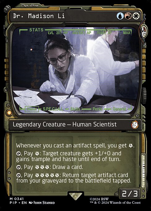 Dr. Madison Li - Fallout Mythic Card