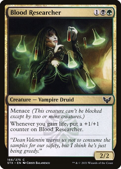 Blood Researcher - Strixhaven: School of Mages Common Card