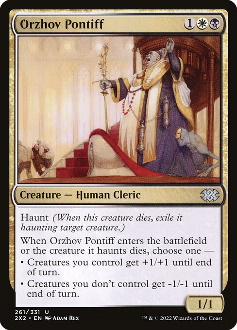 Orzhov Pontiff - Double Masters 2022 Uncommon Card
