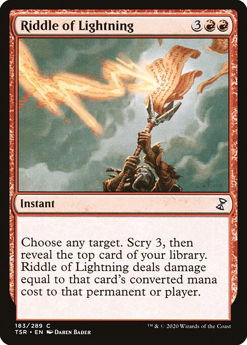 Riddle of Lightning - Time Spiral Remastered Common Card