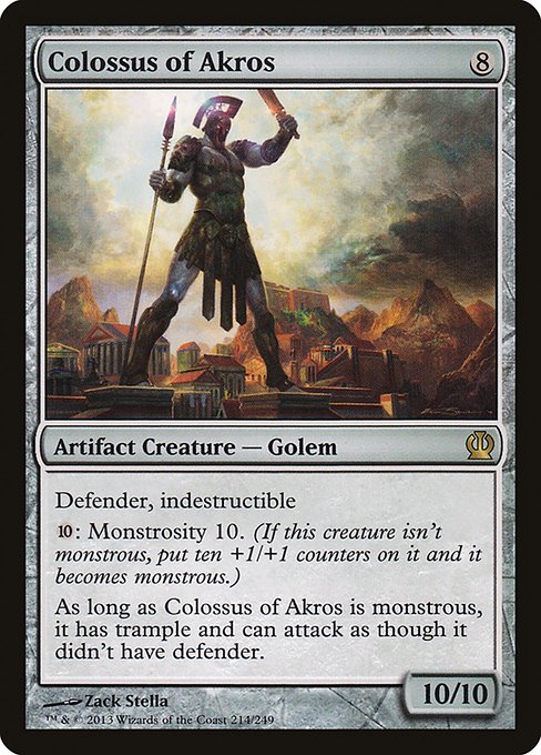 Colossus of Akros - Theros Rare Card