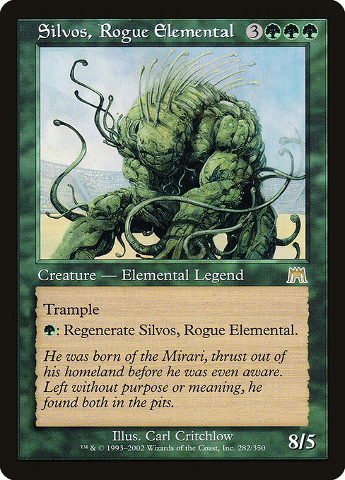Silvos, Rogue Elemental - Onslaught Rare Card