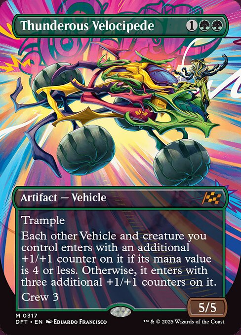 Thunderous Velocipede - Aetherdrift Mythic Card