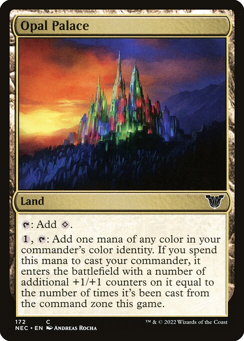 Opal Palace - Neon Dynasty Commander Common Card