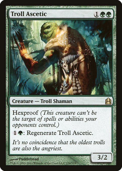 Troll Ascetic - Commander 2011 Rare Card
