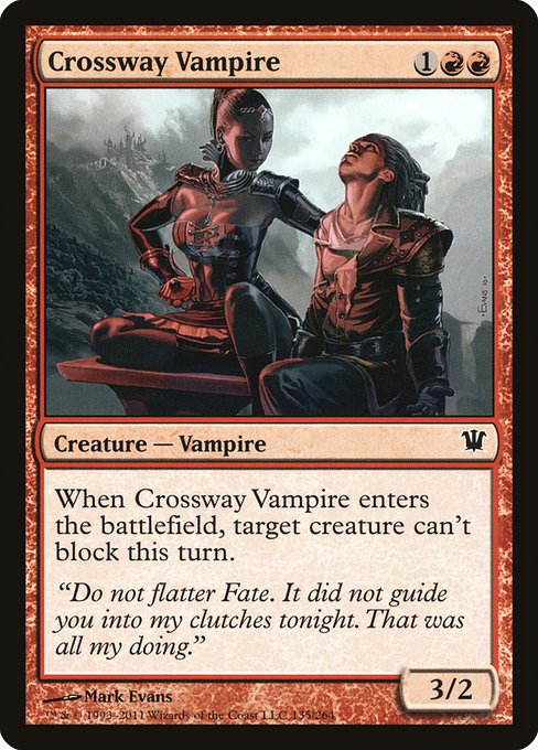 Crossway Vampire - Innistrad Common Card