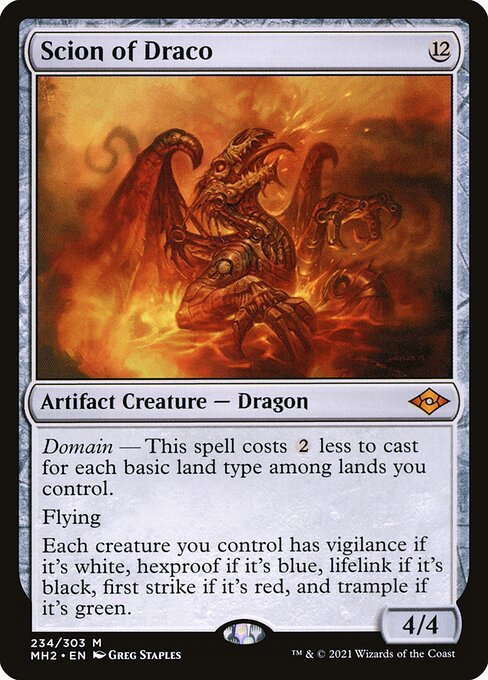 Scion of Draco - Modern Horizons 2 Mythic Card