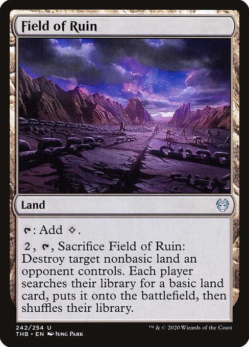 Field of Ruin - Theros Beyond Death Uncommon Card