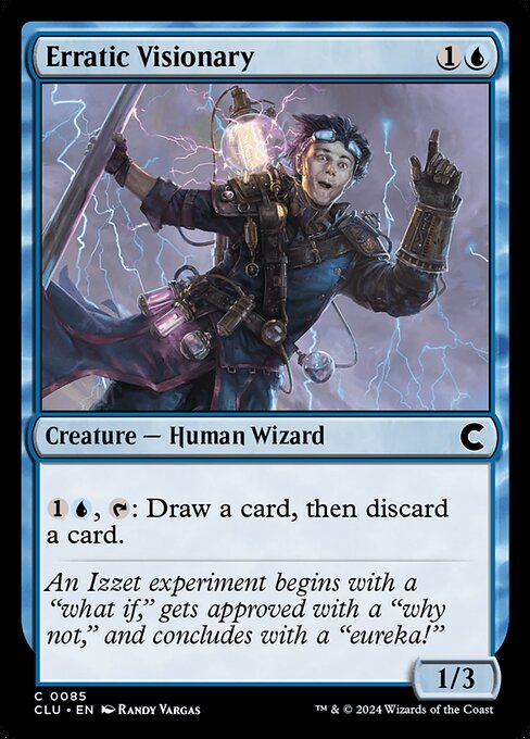 Erratic Visionary - Ravnica: Clue Edition Common Card