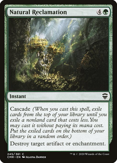 Natural Reclamation - Commander Legends Common Card