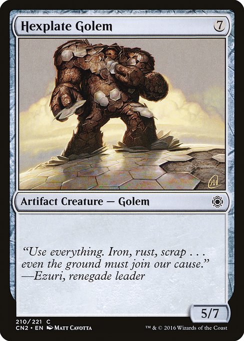 Hexplate Golem - Conspiracy: Take the Crown Common Card