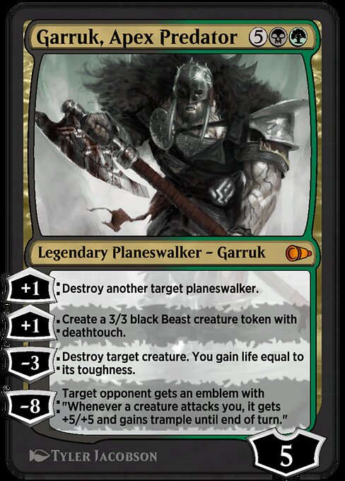 Garruk, Apex Predator - Pioneer Masters Mythic Card