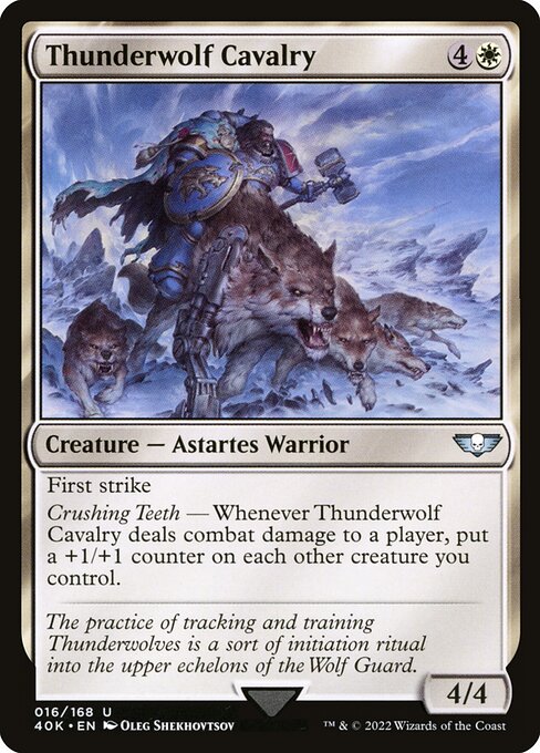 Thunderwolf Cavalry - Warhammer 40,000 Commander Uncommon Card