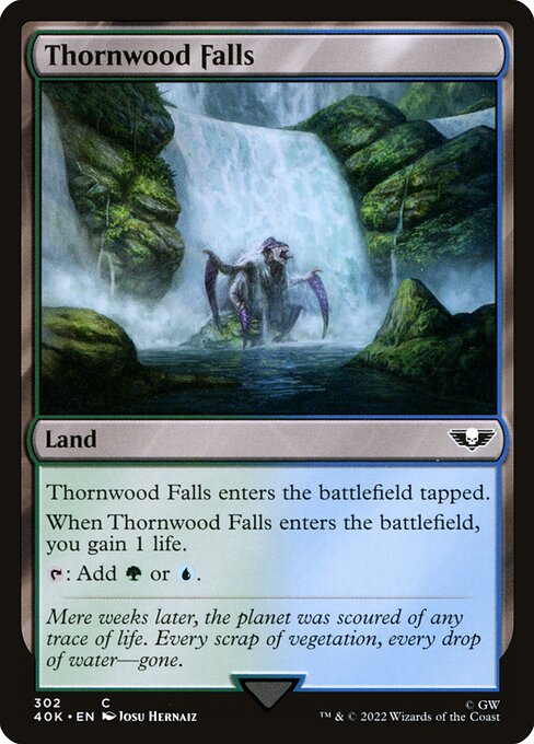 Thornwood Falls - Warhammer 40,000 Commander Common Card
