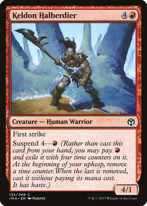 Keldon Halberdier - Iconic Masters Common Card