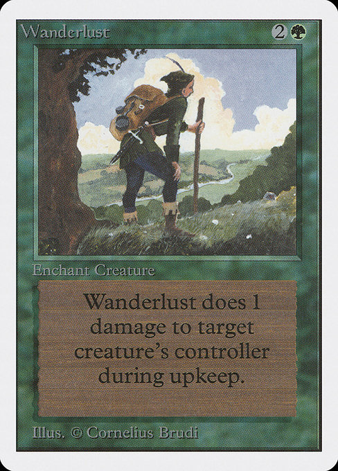 Wanderlust - Unlimited Edition Uncommon Card