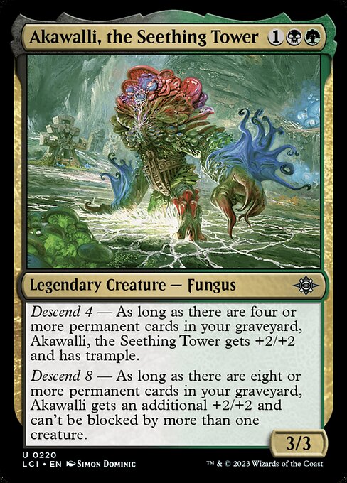 Akawalli, the Seething Tower - The Lost Caverns of Ixalan Uncommon Card