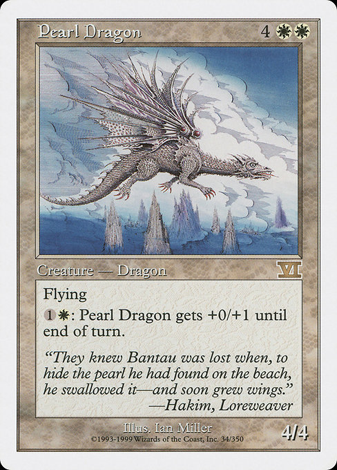Pearl Dragon - Classic Sixth Edition Rare Card