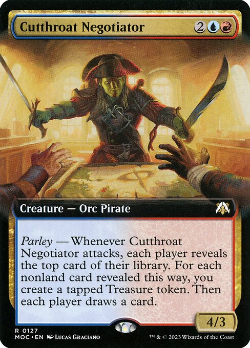 Cutthroat Negotiator - March of the Machine Commander Rare Card