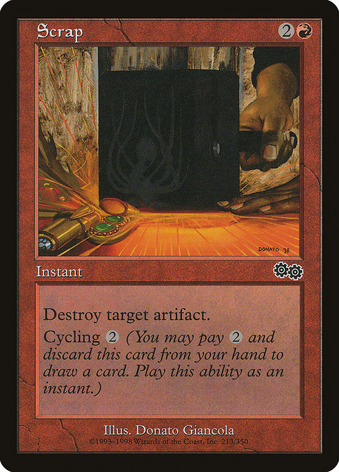 Scrap - Urza's Saga Common Card
