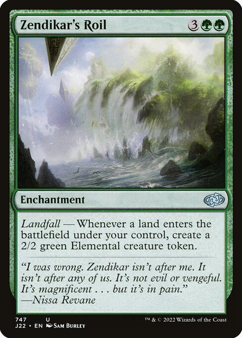 Zendikar's Roil - Jumpstart 2022 Uncommon Card