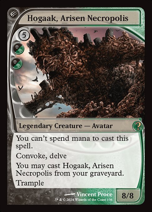 Hogaak, Arisen Necropolis - Mystery Booster 2 Rare Card
