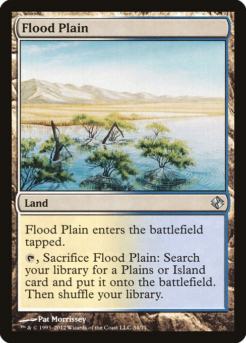 Flood Plain - Duel Decks: Venser vs. Koth Uncommon Card
