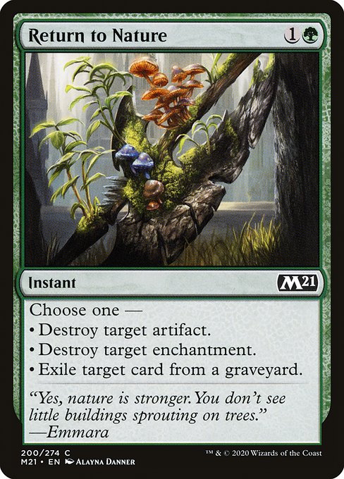 Return to Nature - Core Set 2021 Common Card