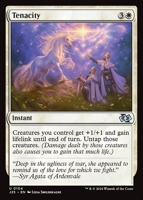 Tenacity - Foundations Jumpstart Uncommon Card