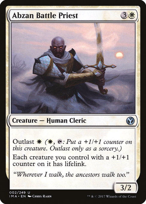 Abzan Battle Priest - Iconic Masters Uncommon Card