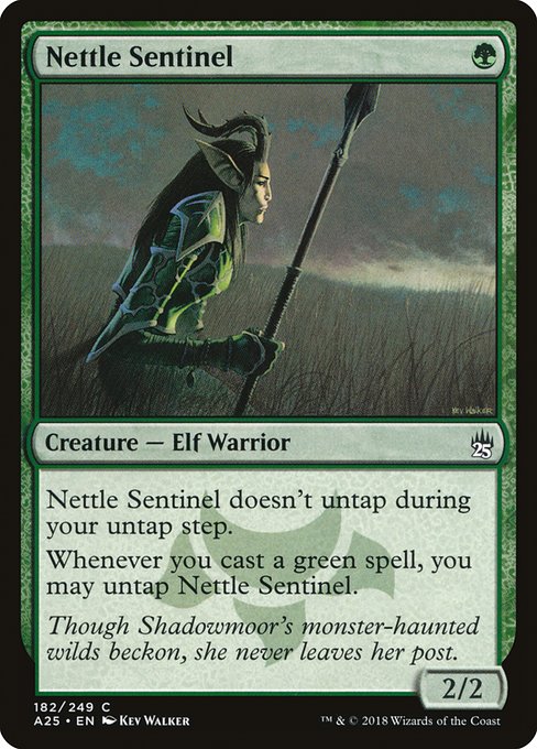Nettle Sentinel - Masters 25 Common Card