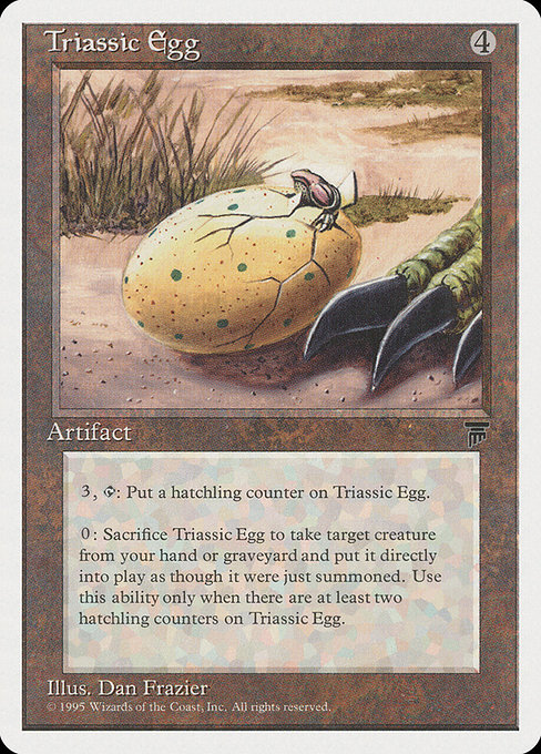 Triassic Egg - Chronicles Rare Card