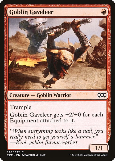 Goblin Gaveleer - Double Masters Common Card