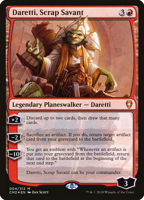Daretti, Scrap Savant - Commander Anthology Volume II Mythic Card