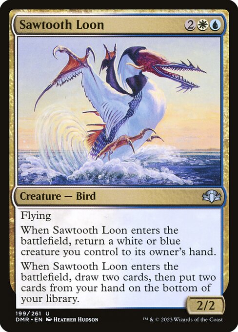 Sawtooth Loon - Dominaria Remastered Uncommon Card