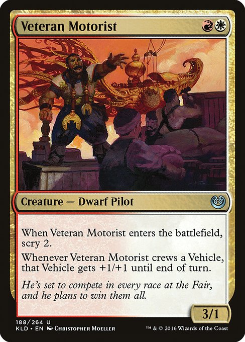 Veteran Motorist - Kaladesh Uncommon Card